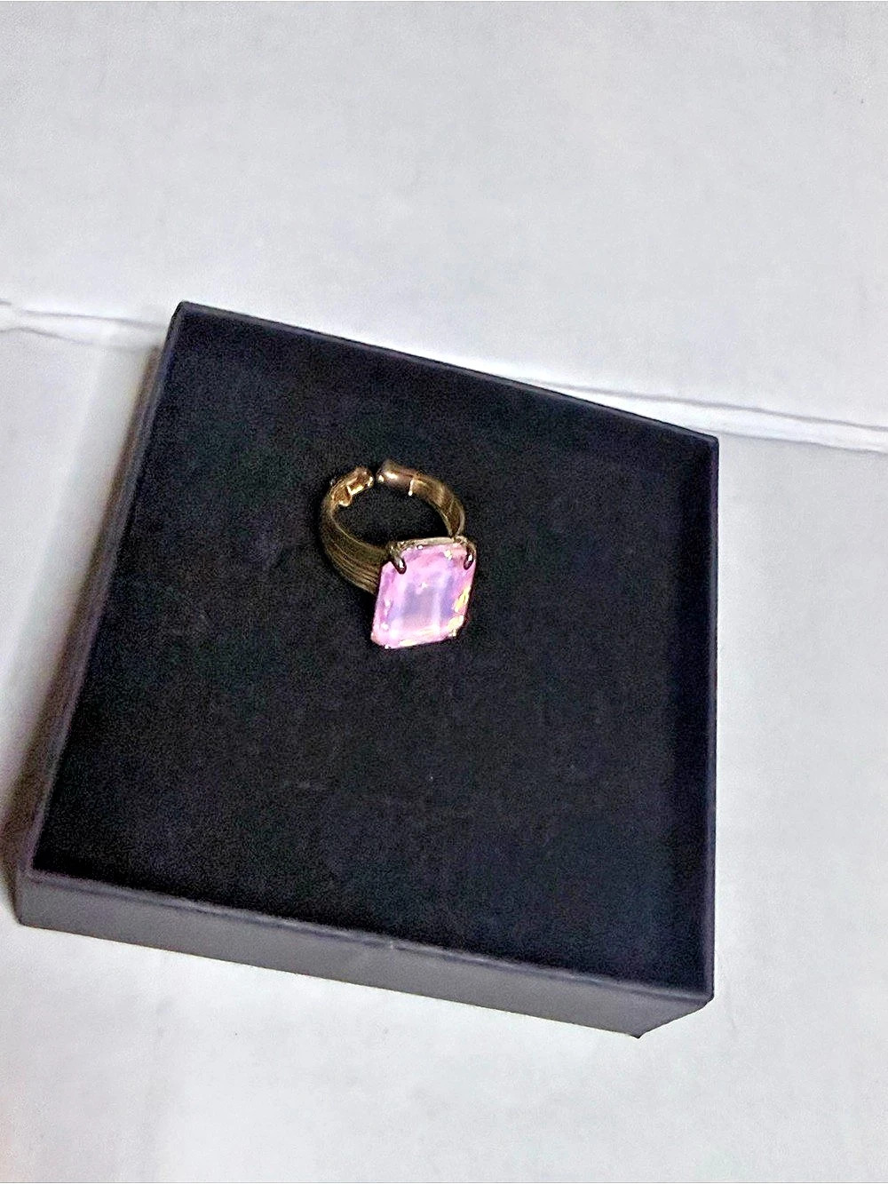 Multicolor Statement Ring Set Like New - Picture 2 of 4